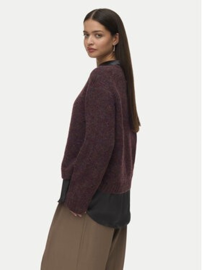 Vero Moda Sweter Ingrid 10331365 Fioletowy Regular Fit