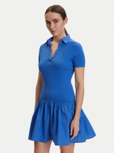 Tommy Jeans Sukienka codzienna DW0DW22331 Niebieski Slim Fit