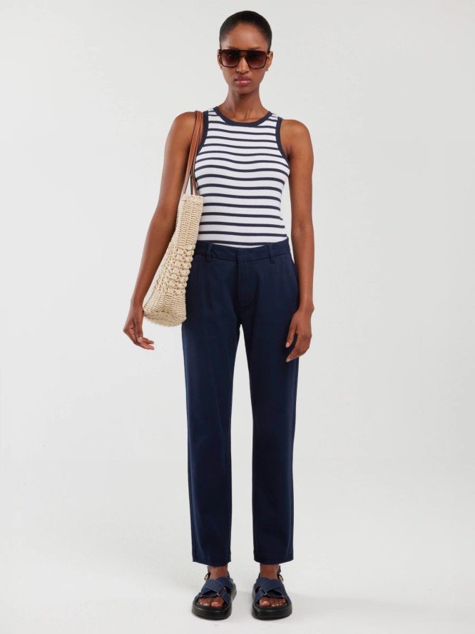 Spodnie damskie chinosy granatowe Danasi 403