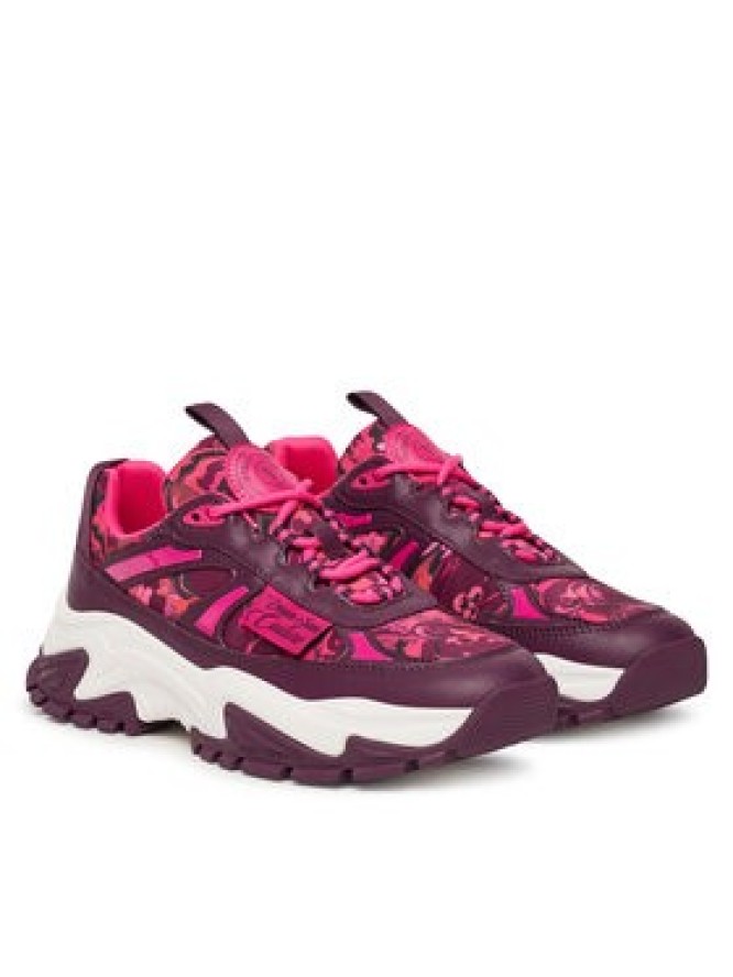 Versace Jeans Couture Sneakersy 79VA3SVG Bordowy