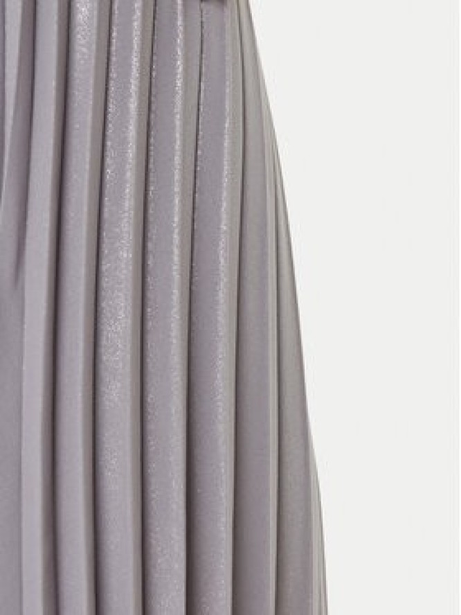 Morgan Spódnica plisowana 252-JPLISAN Srebrny Regular Fit