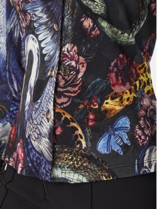 Just Cavalli Bluzka 81PAL228 JS566 Kolorowy Slim Fit