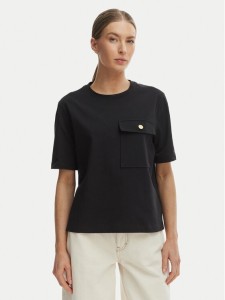 Tommy Hilfiger T-Shirt WW0WW49249 Czarny Relaxed Fit