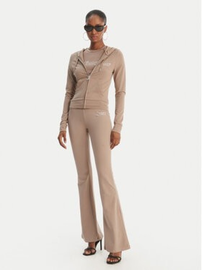 Juicy Couture Bluza Oola JCWAS126306 Beżowy Slim Fit