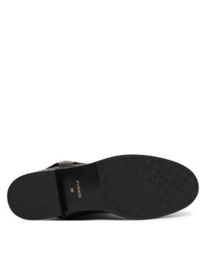 PINKO Oficerki Cheval 01 SD0583P001 Brązowy ciemny