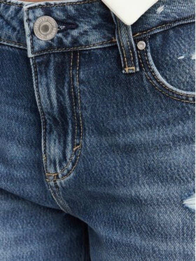 Guess Bermudy W6GD91 D0695 Granatowy Baggy Fit