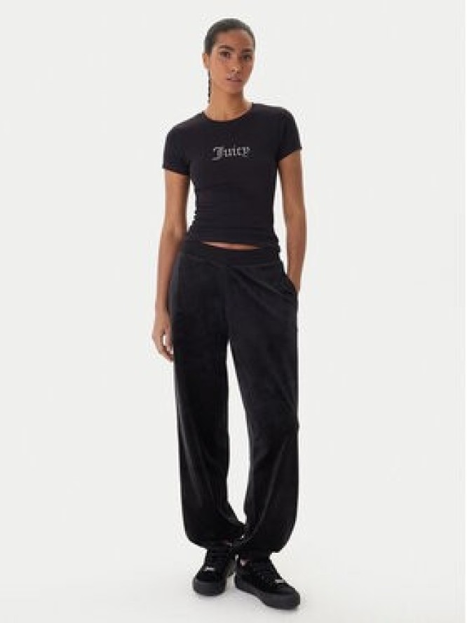 Juicy Couture Spodnie dresowe Davidson JCBBJ224811 Czarny Regular Fit