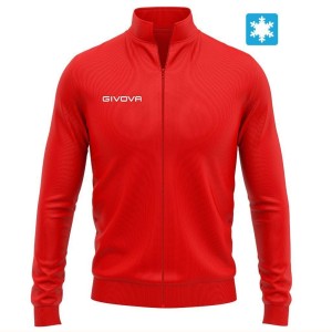 Bluza Givova Freetime unisex Czerwony Czerwony
