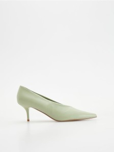 Czółenka na szpilce - jasnozielony