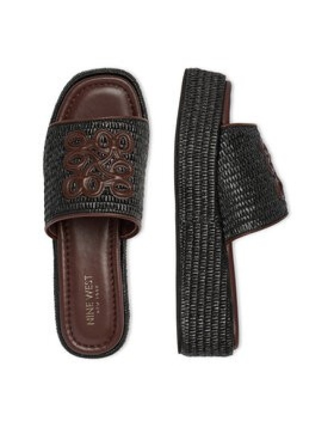 Nine West Klapki EO-259-8201 Czarny