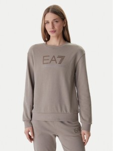 EA7 Emporio Armani Bluza 7W000953 AF15831 Brązowy Regular Fit