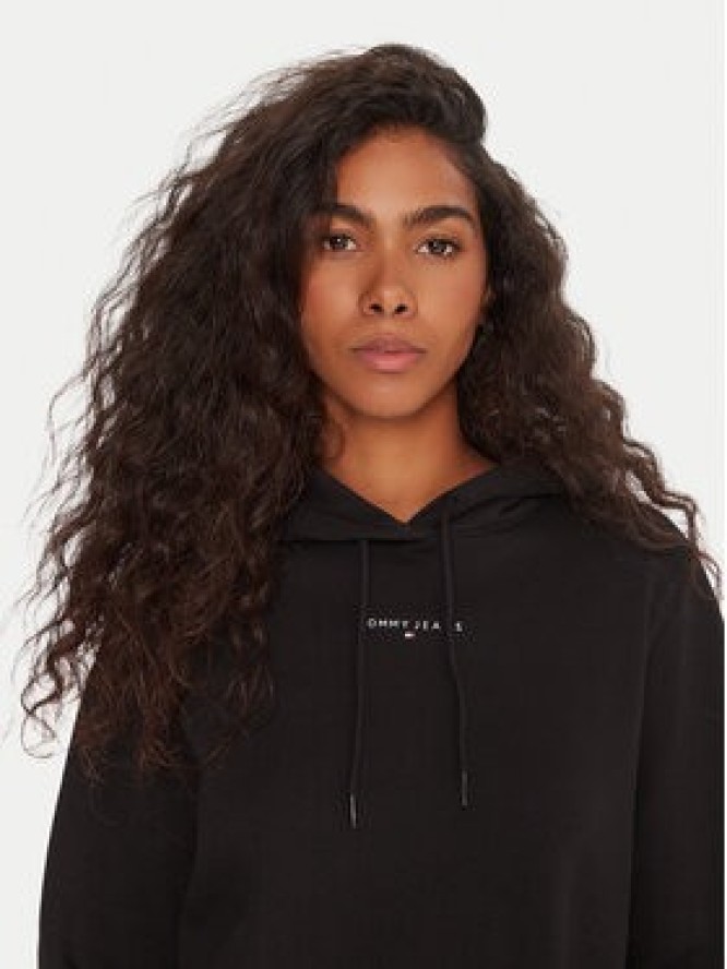 Tommy Jeans Bluza Linear DW0DW21963 Czarny Regular Fit