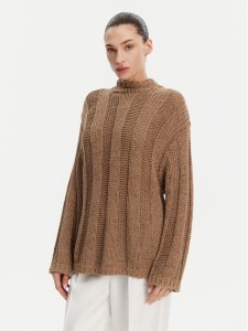 Tommy Hilfiger Sweter WW0WW44486 Brązowy Relaxed Fit