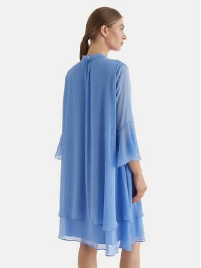 JOOP! Sukienka koktajlowa Denia 30102010 Błękitny Regular Fit