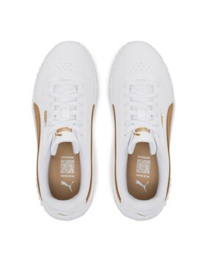 Puma Sneakersy Carina 3.0 Aqua Metallics 400722 02 Biały