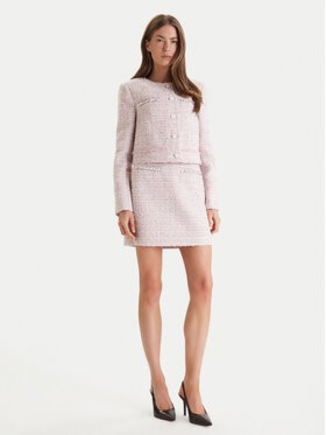 Guess Marynarka W6RL54 WJ632 Różowy Regular Fit