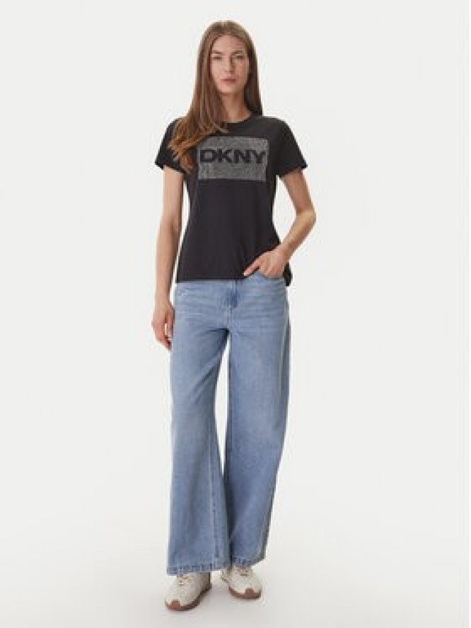 DKNY T-Shirt DJ6T1701 Czarny Regular Fit