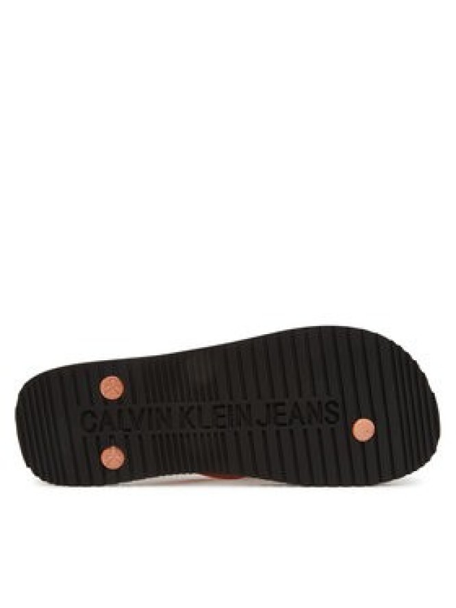 Calvin Klein Jeans Japonki Beach Sandal Monologo Tpu YW0YW01719 Złoty