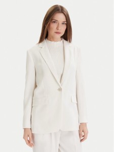 Boss Marynarka Jocaluah 50490053 Écru Regular Fit