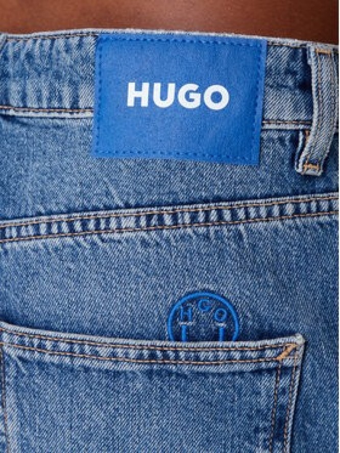 HUGO Jeansy Leni_B 50546357 Niebieski Loose Fit