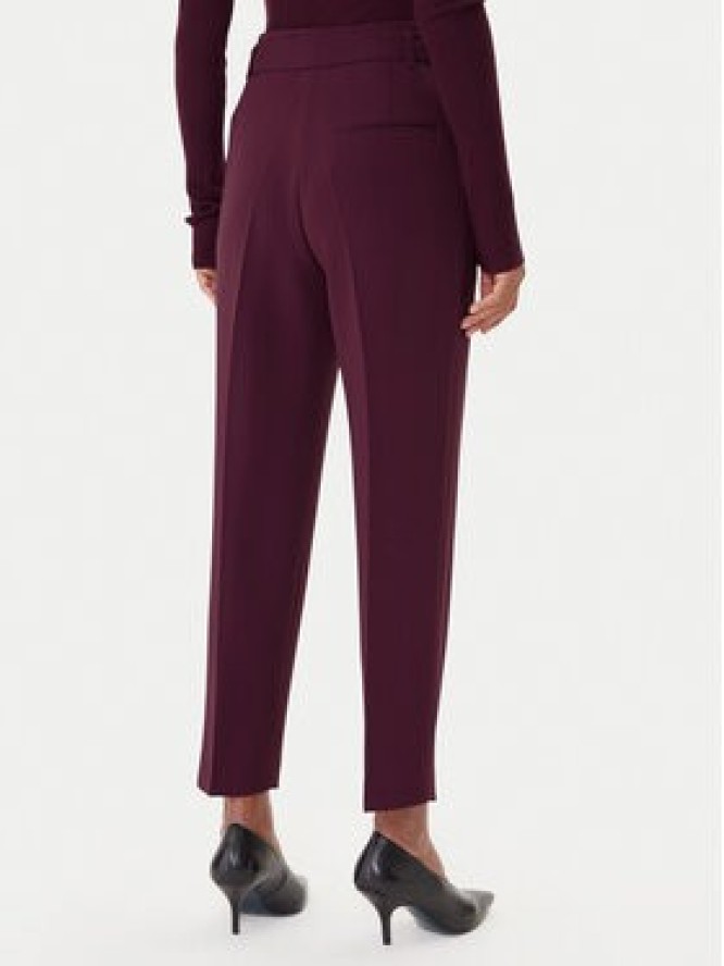 BOSS Spodnie materiałowe Tapiah 50490037 Fioletowy Regular Fit