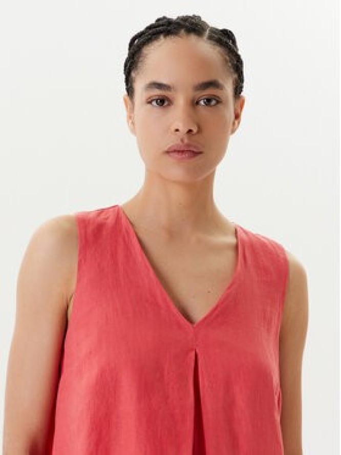 United Colors Of Benetton Sukienka letnia 4AGHDV0AX Czerwony Relaxed Fit