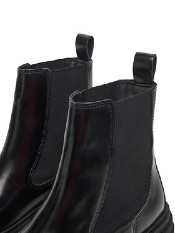 Tommy Hilfiger Sztyblety Shiny FW0FW09042 Czarny