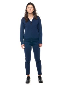 Bluzy damskie Leone Basic z kołnierzykiem zapinanym na zamek