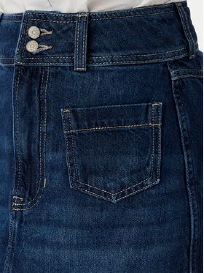 BOSS Spódnica jeansowa 50559404 Niebieski Regular Fit
