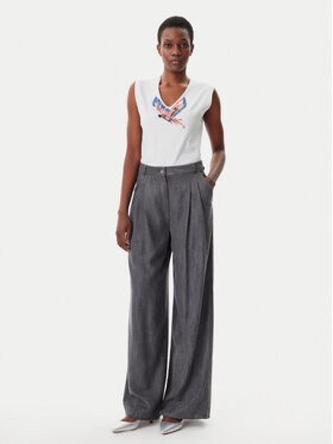 Lola Casademunt by Maite Top MS2515019 Biały Regular Fit