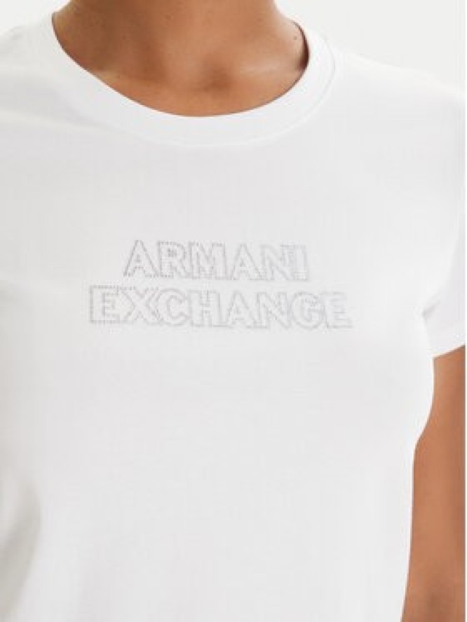 Armani Exchange T-Shirt XW002293 AF17173 U0002 Biały Slim Fit