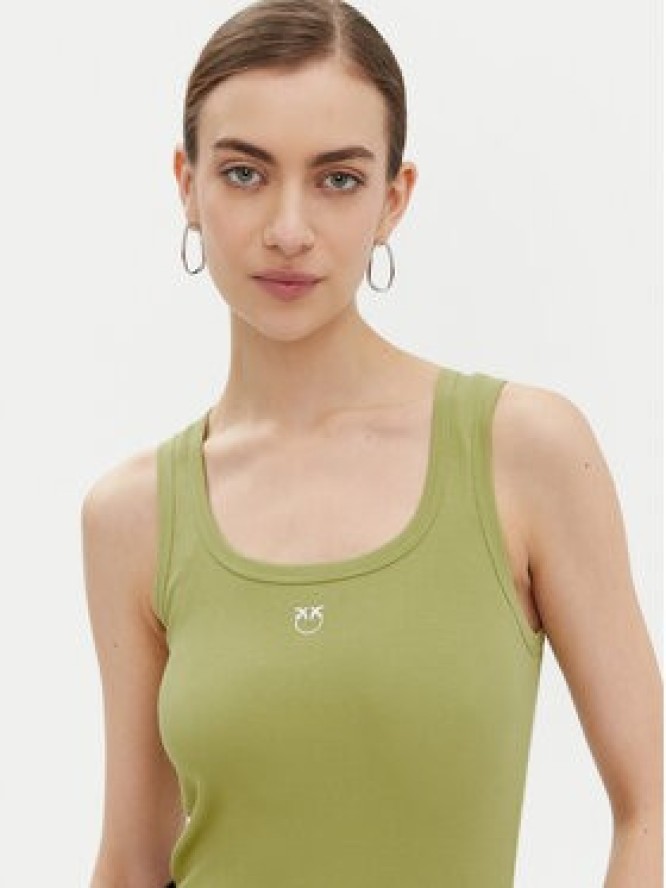 PINKO Top Calcolatore 100807 Zielony Regular Fit