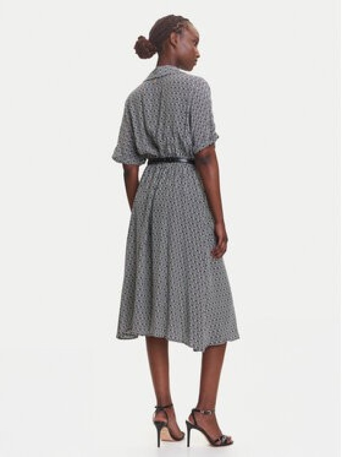 Fracomina Sukienka codzienna FR25SD2012W413O9 Czarny Regular Fit