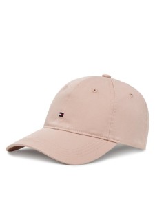 Tommy Hilfiger Czapka z daszkiem Essential Flag Soft Cap AW0AW17632 Różowy