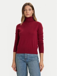 Guess Jeans Golf W4BR15 Z3HO2 Czerwony Regular Fit