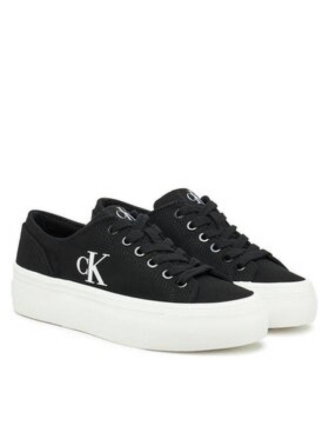 Calvin Klein Jeans Tenisówki Vulc Flatform Low Cv Mg YW0YW01763 Czarny