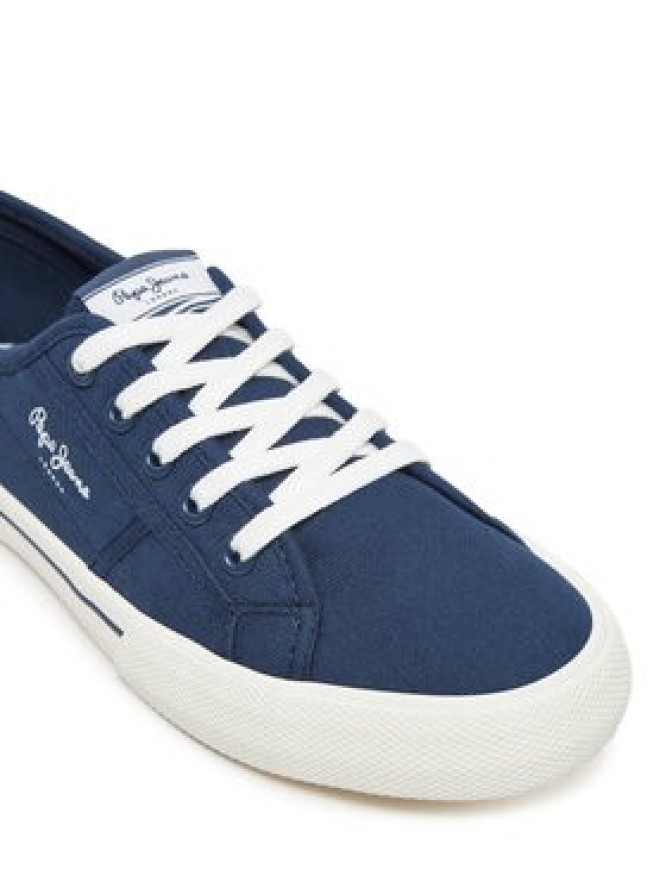 Pepe Jeans Tenisówki Brady Basic W PLS31287 Niebieski