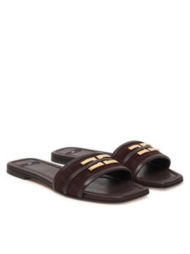 Elisabetta Franchi Klapki SA72L61E2 Brązowy