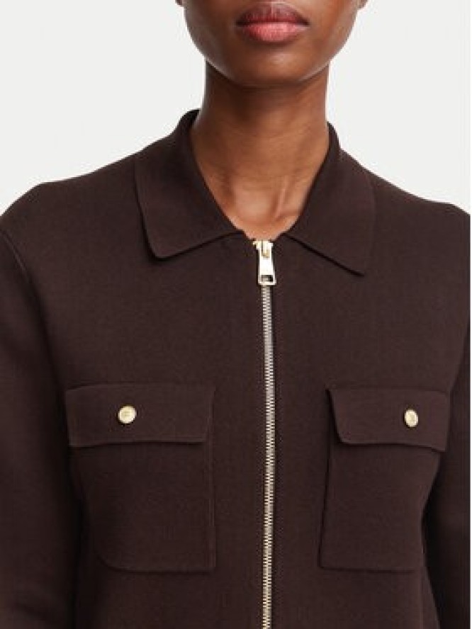Tommy Hilfiger Kardigan WW0WW51415 Brązowy Regular Fit