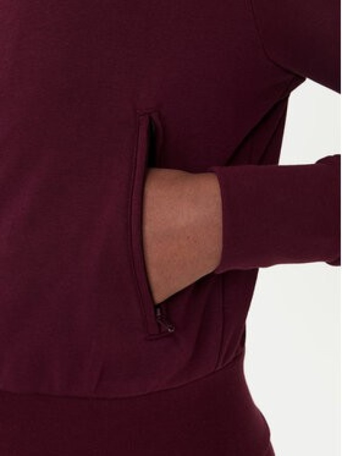 adidas Bluza Firebird Lace KC6451 Bordowy Slim Fit