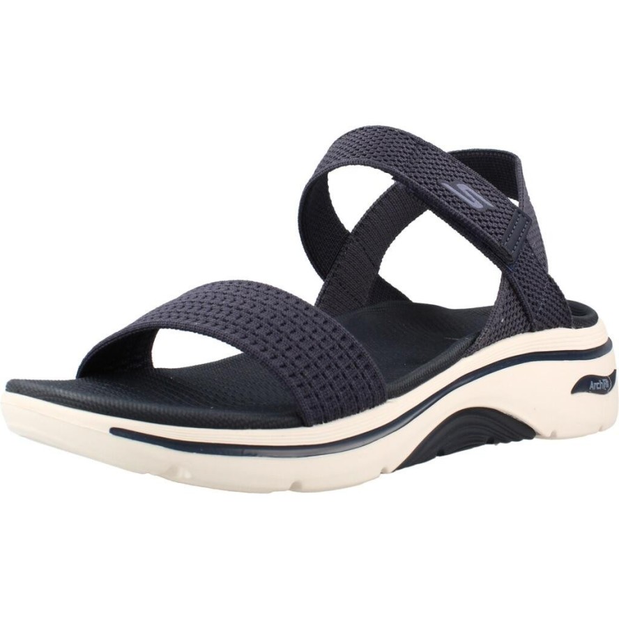 Sandały SKECHERS GO WALK ARCH FIT 2.0 Niebieski