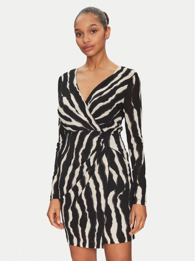 Morgan Sukienka codzienna 251-RIBLO.F Czarny Slim Fit