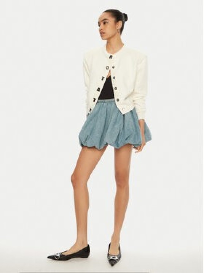 ROTATE Spódnica mini 113528 Niebieski Regular Fit