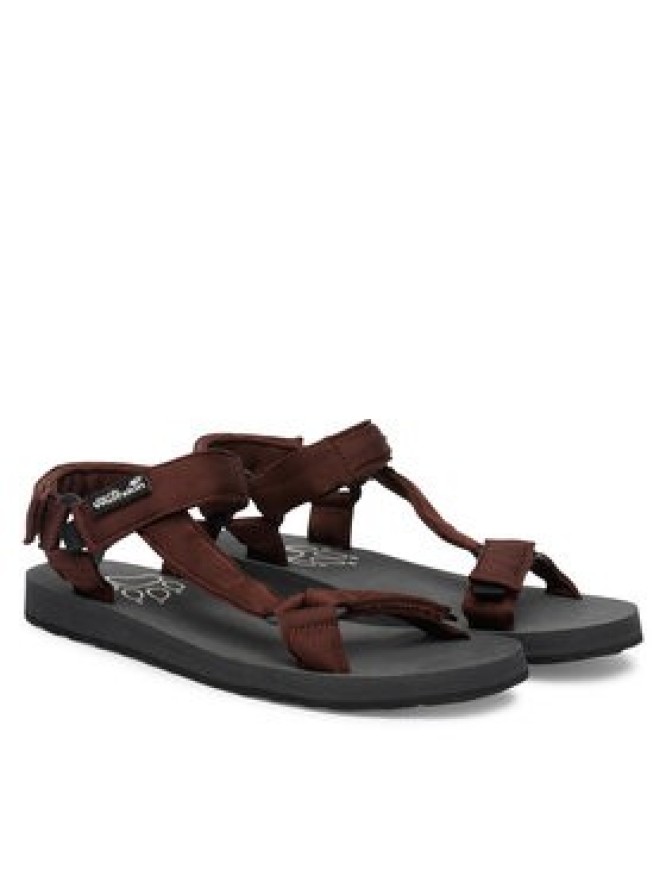 Jack Wolfskin Sandały Taiga A65623 Brązowy ciemny