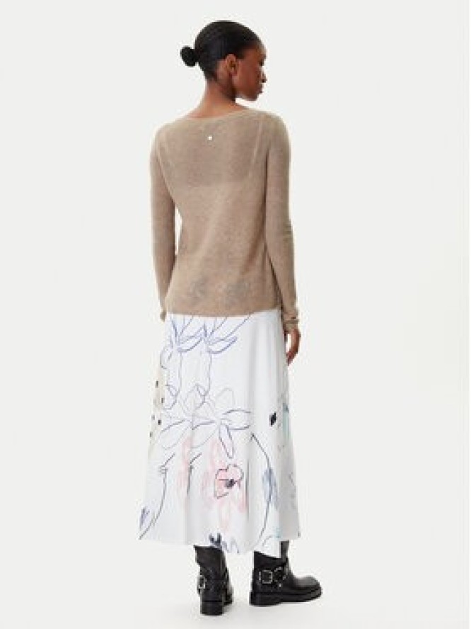 Desigual Sukienka codzienna Kala 25WWVK25 Biały Slim Fit