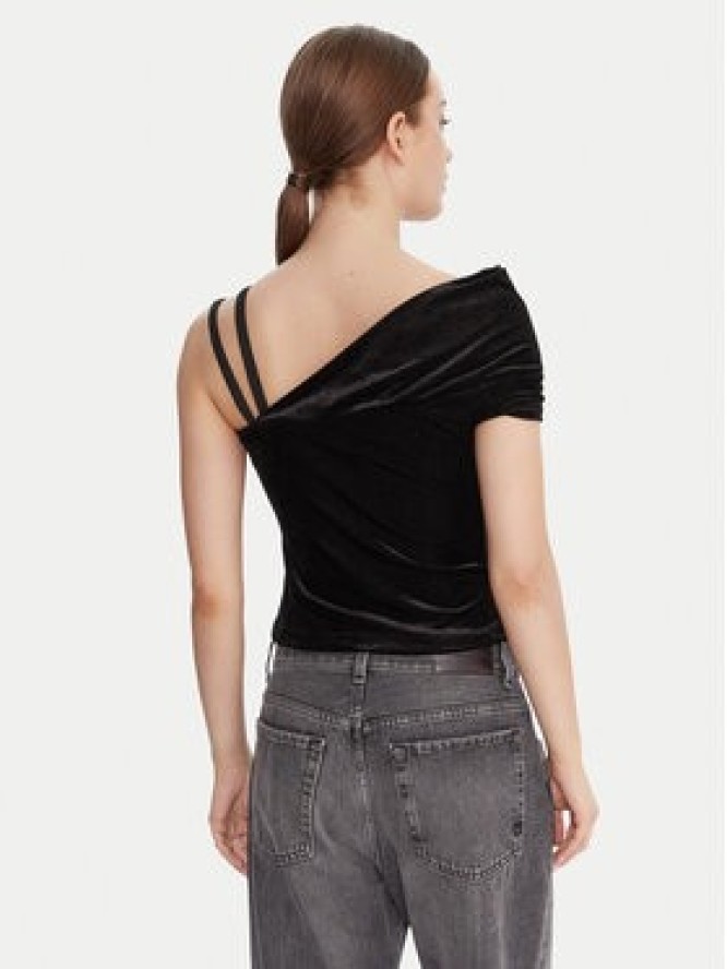 Versace Jeans Couture Bluzka 79HAM616 J0237 Czarny Slim Fit