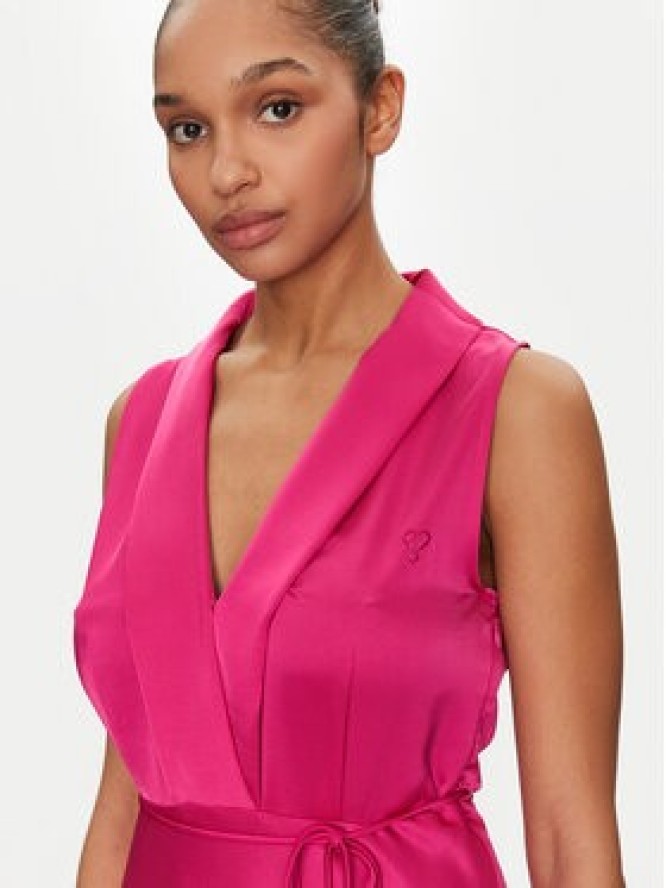 LOLA CASADEMUNT Sukienka wieczorowa LS2516023 Różowy Regular Fit