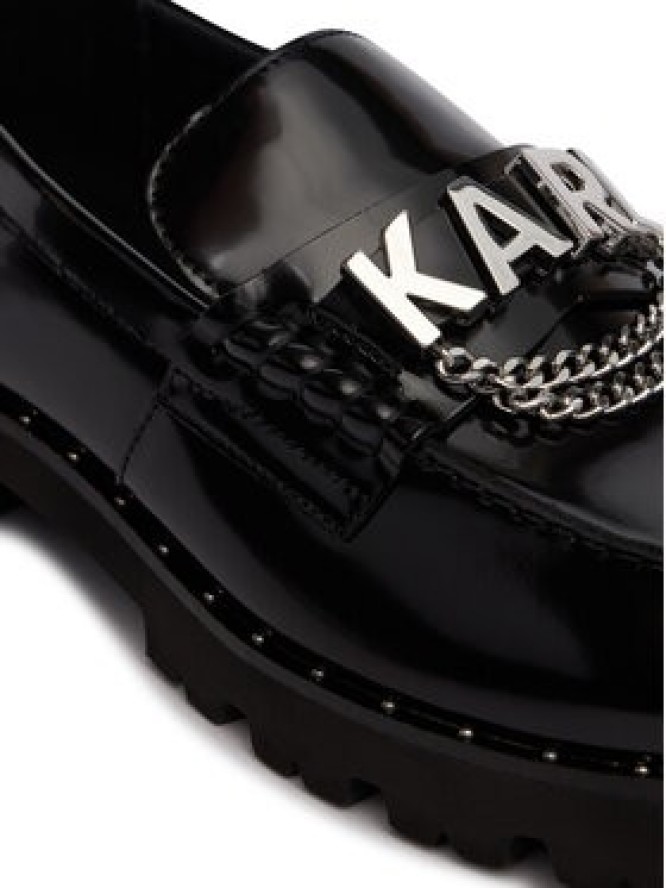 KARL LAGERFELD Loafersy Lowell KL42226 Czarny