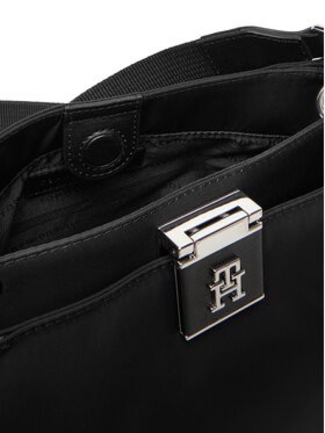 Tommy Hilfiger Torebka Th Her Med Satchel Nylon Sv AW0AW18200 Czarny