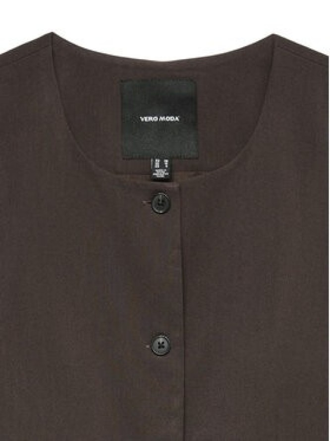 Vero Moda Kamizelka Sigga 10336320 Brązowy Regular Fit